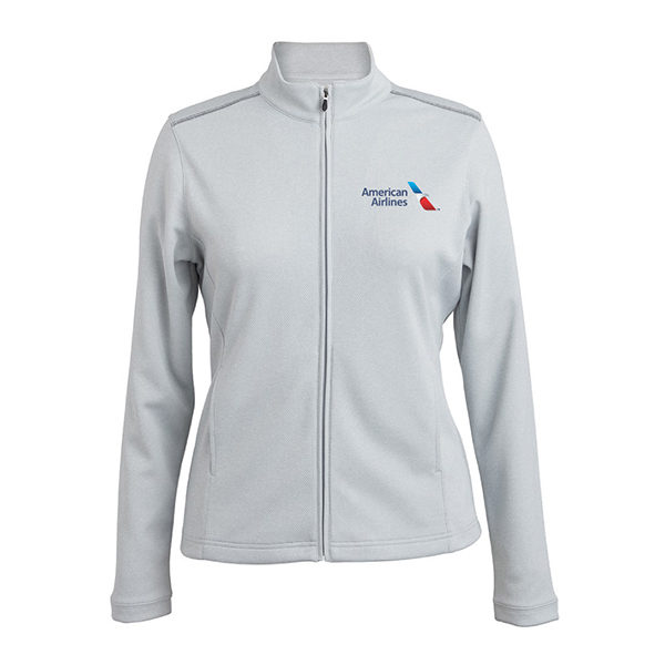 Ladies Pebble Beach Heathered Full Zip Jacket