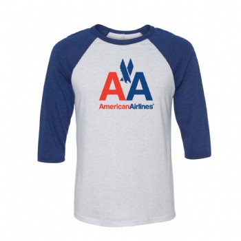 District Perfect Tri 3/4 Sleeve Raglan