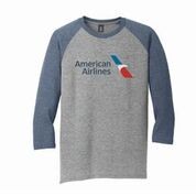 District Perfect Tri 3/4 Sleeve Raglan